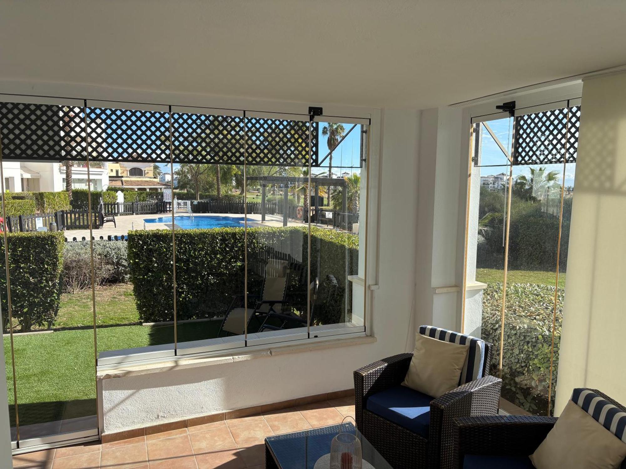 Apartamento De Lujo En Planta Baja Con Piscina En La Torre Golf Resort Рольдан Экстерьер фото
