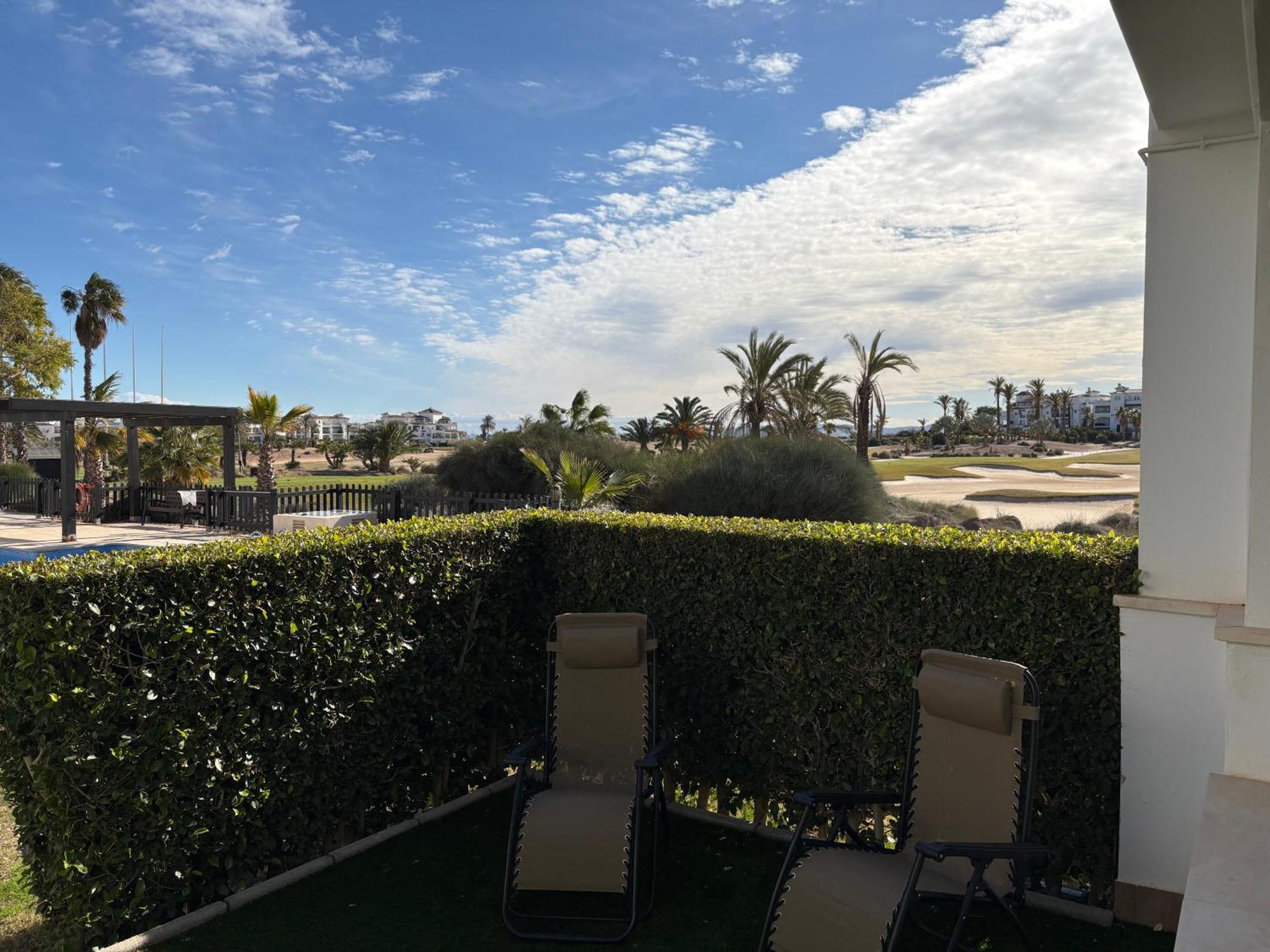 Apartamento De Lujo En Planta Baja Con Piscina En La Torre Golf Resort Рольдан Экстерьер фото
